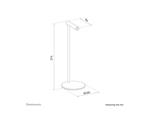 Neomounts ADS11-170SL - Stativ for hodesett universell sølv
