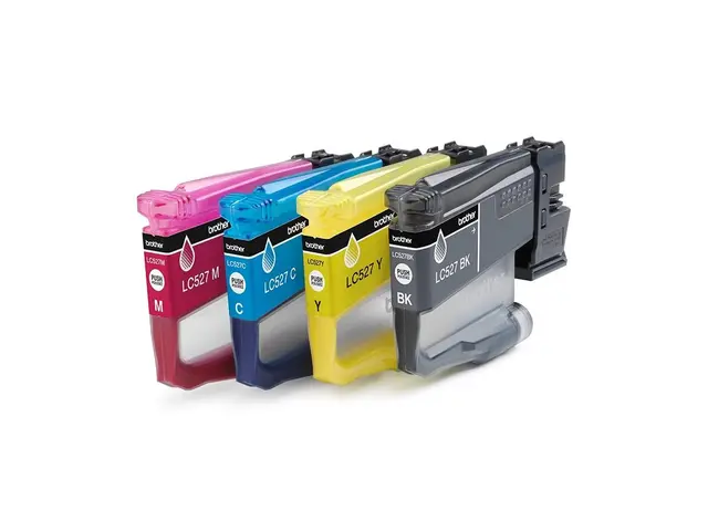 Brother LC527 Value Pack - 4-pack svart, gul, cyan, magenta origin...