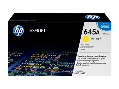 HP 645A - Gul original LaserJet tonerpatron (C9732A) for Color 550...