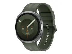 Samsung Galaxy Watch9 - 44 mm - sølvfarget smartklokke med sportsbånd - oliven - båndbredde: M/L - display 1.47" - 32 GB - NFC, Bluetooth, Wi-Fi - 34 g