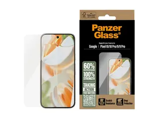 PanzerGlass - Skjermbeskyttelse for mobiltelefon klassisk passform - glass - for Google Pixel 10, 10 Pro