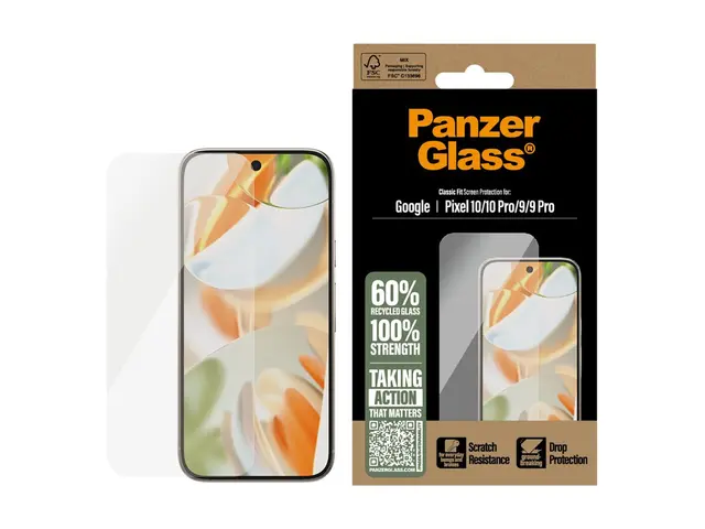 PanzerGlass - Skjermbeskyttelse for mobiltelefon - klassisk passfo...