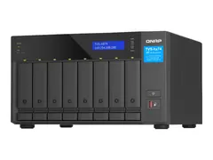 QNAP TVS-H874 - NAS-server - 8 brønner SATA 6Gb/s - RAID JBOD, 0, 1, 5, 6, 10, 50, 60, RAID TP - RAM 32 GB - Gigabit Ethernet / 2.5 Gigabit Ethernet - iSCSI støtte
