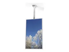 HI-ND - Monteringssett (hylster) - portrett for flatpanel - hvit - skjermst&#248;rrelse: 49&quot; - takmonterbar