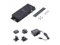 StarTech.com 4P Serial to Ethernet Adapter, IP LAN to RS232 DB9 Converter Enhetsserver - 4 porter - 100Mb LAN, RS-232 - vegg- / DIN-skinnemonterbar - TAA-samsvar - for P/N: AT925FM, GC9SF, SCNM9FF, SCNM9FM
