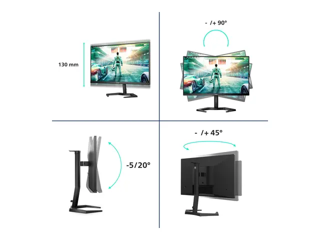Philips Evnia 3000 24M1N3200Z - LED-skjerm 24" 1920 x 1080 Full HD...