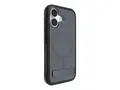 ZAGG Sedona Snap - Baksidedeksel for mobiltelefon med stativ - MagSafe-samsvar - grafen - koksgrå - for Apple iPhone 17