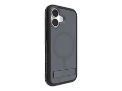 ZAGG Sedona Snap - Baksidedeksel for mobiltelefon med stativ - MagSafe-samsvar - grafen - koksgrå - for Apple iPhone 17