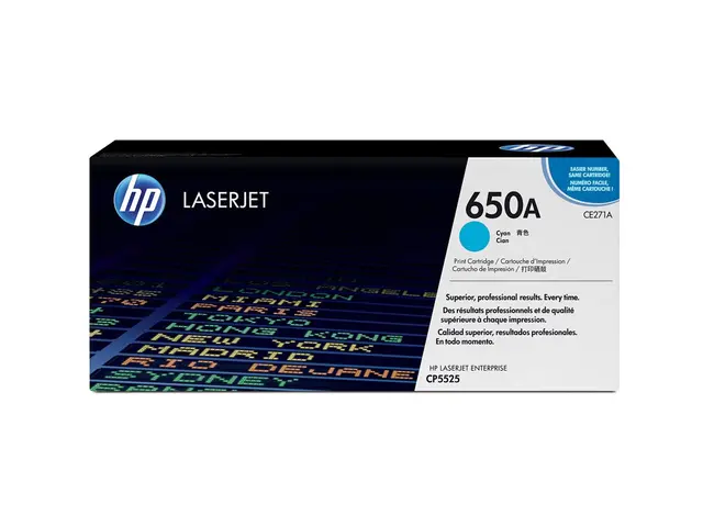HP 650A - Cyan - original - LaserJet - tonerpatron (CE271A) - for ...
