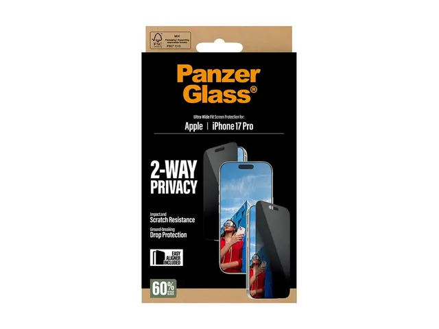 PanzerGlass - Skjermbeskyttelse for mobiltelefon ultravid passform...