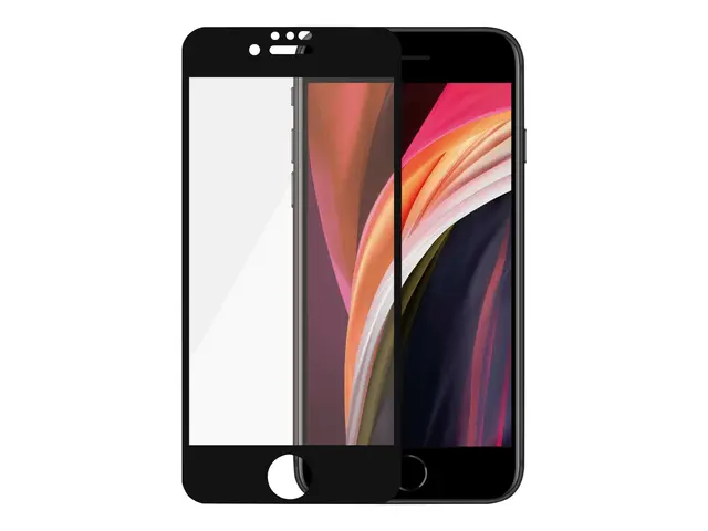 PanzerGlass - Skjermbeskyttelse for mobiltelefon glass rammefarge ...
