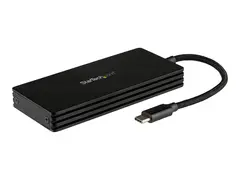 StarTech.com M.2 SSD Enclosure for M.2 SATA Drives USB 3.1 - USB-C - Drevkabinett - M.2 - M.2 Card - USB 3.1 (Gen 2) - svart - for P/N: PEXUSB321C