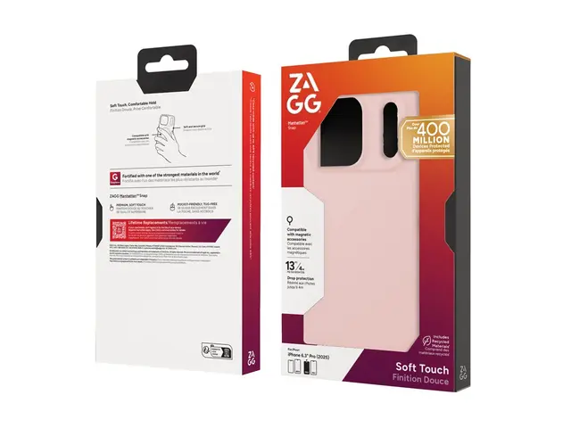 ZAGG Manhattan Snap - Baksidedeksel for mobiltelefon MagSafe-samsv...