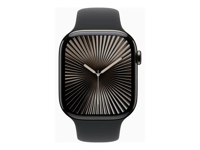 Apple Watch Series 10 GPS + Cellular 46mm Jet Black Aluminium Case...