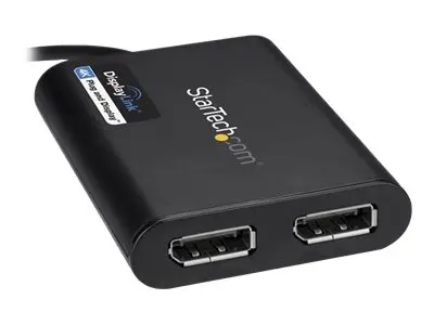 StarTech.com USB 3.0 to Dual DisplayPort Adapter 4K 60Hz, DisplayL...