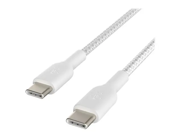 Belkin BoostCharge - USB-kabel 24 pin USB-C (hann) til 1 m hvit