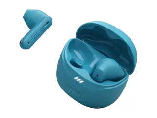 JBL TUNE Flex 2 - True wireless-hodetelefoner med mikrofon i øret - Bluetooth - aktiv støydemping - turkis