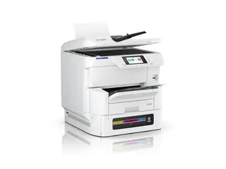 Epson WorkForce Pro EM-C8100RDWF Multifunksjonsskriver - farge - ink-jet - A3 (medie) - opp til 22 spm (kopiering) - opp til 25 spm (trykking) - 335 ark - 33.6 kbps - USB 2.0, Gigabit LAN, Wi-Fi(ac)