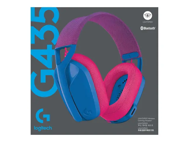Logitech Lightspeed G435 - Hodesett - full størrelse - Bluetooth /...