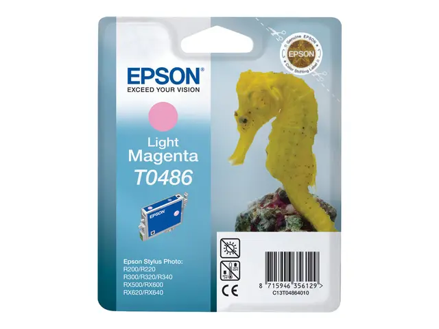 Epson T0486 - 13 ml - lys magenta - original - blister - blekkpatr...