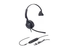 Yealink UH42 SE Mono - Hodesett - on-ear kablet - USB-C, 3,5 mm jakk