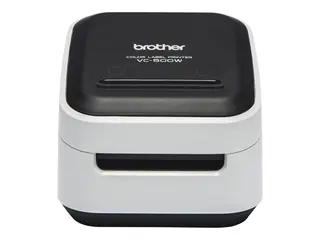 Brother VC-500W - Etikettskriver - farge direktetermisk - Rull (5 cm) - 313 dpi - inntil 8 mm/sek (mono) / inntil 8 mm/sek (farge) - USB 2.0, Wi-Fi(n) - kutter