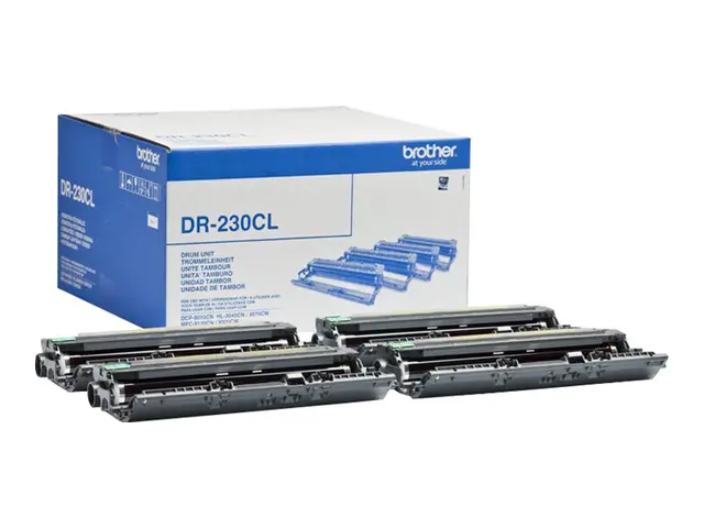 Brother DR230CL - Svart, gul, cyan, magenta - original - trommelse...