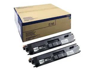 Brother TN900BK - 2-pack - svart - original tonerpatron - for Brother HL-L9300CDWTT, MFC-L9550CDWT
