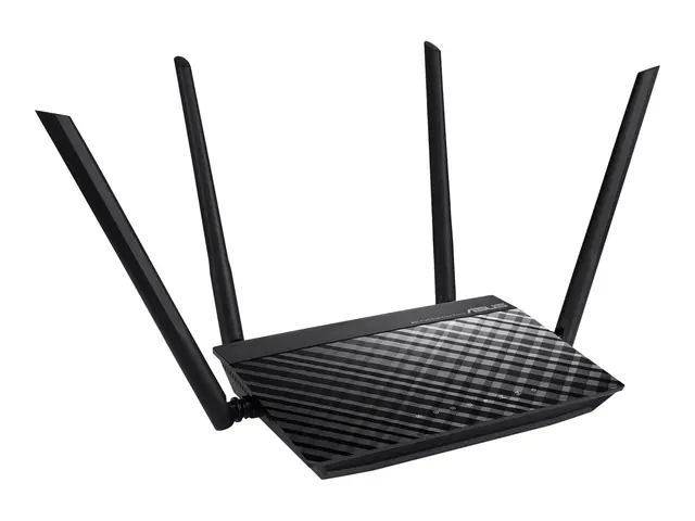 ASUS RT-AC1200 V2 - trådløs ruter 4-portssvitsj Wi-Fi 5 Dobbeltbånd