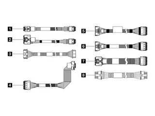 Lenovo - Lagerkabelsett - for x4 M.2/7mm-modul