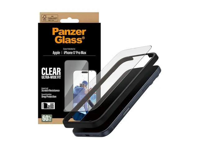 PanzerGlass - Skjermbeskyttelse for mobiltelefon ultravid passform...