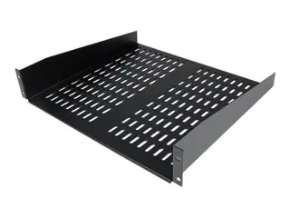 STARTECH.COM CABSHELFV Black Vented Universal Server Rack Cabinet Shelf