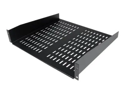 StarTech.com 1U Server Rack Shelf, 2U 16in Universal Fixed Vented ...