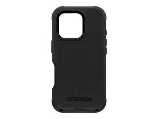 OtterBox Defender Series - Baksidedeksel for mobiltelefon MagSafe-samsvar - silikon - svart - for Apple iPhone 16 Pro