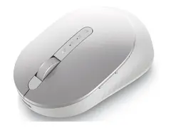 Dell Premier MS7421W - Mus - optisk 7 knapper - tr&#229;dl&#248;s - 2.4 GHz, Bluetooth 5.0 - platinas&#248;lv - med 3 years NBD Advance Exchange