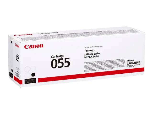 Canon 055 - Svart - original - tonerpatron - for imageCLASS LBP664...