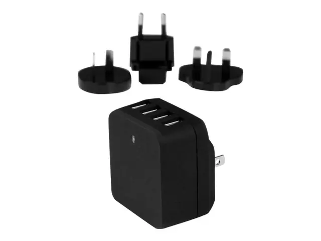 Startech 4-Port Travel USB Wall Charger - 34W/6.8A International A...