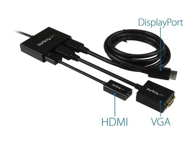 StarTech.com 3-Port Multi Monitor Adapter, DisplayPort 1.2 MST Hub...