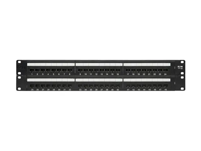 Eaton Tripp Lite Series 48-Port Cat6 Cat5 Patch Panel Rackmount 11...