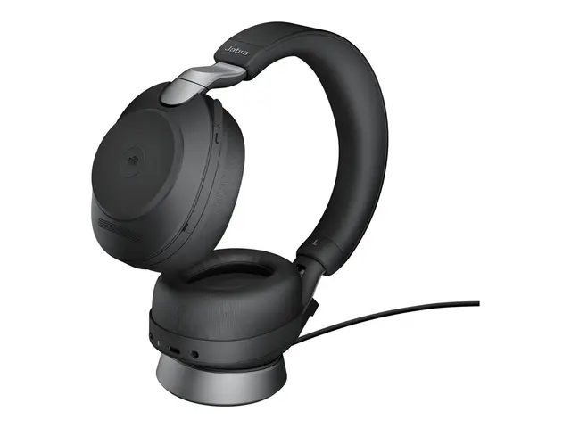 Jabra Evolve2 85 MS Stereo - Hodesett - full størrelse - Bluetooth...