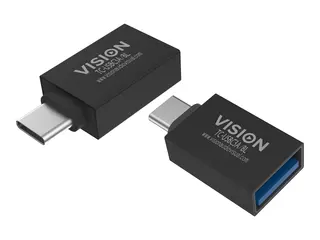 Vision Professional - USB-adapter - USB-C (hann) til USB-type A (hunn) USB 3.0 - svart