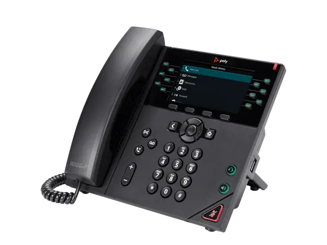 Poly VVX 450 - VoIP-telefon treveis anropskapasitet SRTP, SIP, SDP...
