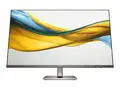 HP 527da - 5 Series - LED-skjerm 27&quot; - 1920 x 1080 Full HD (1080p) @ 100 Hz - IPS - 300 cd/m&#178; - 1500:1 - 5 ms - 2xHDMI, VGA - h&#248;yttalere - metallgr&#229;, svart