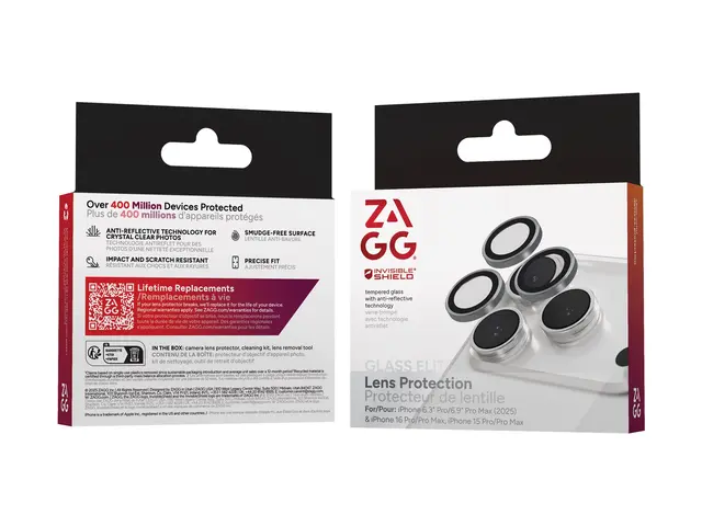 ZAGG InvisibleShield Premium GL - Linsebeskytter for mobiltelefon ...