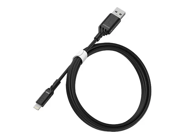 OtterBox Standard - Lightning-kabel Lightning hann til USB 1 m svart