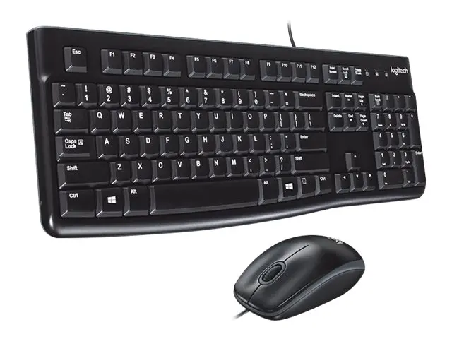 Logitech Desktop MK120 - Tastatur- og mussett - USB - QWERTY - US ...