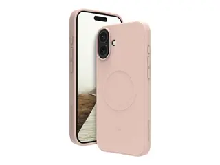 dbramante1928 Greenland Pro - Baksidedeksel for mobiltelefon Qi - MagSafe-samsvar - plastikk - rosa sand - for Apple iPhone 16 Plus