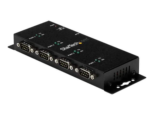 StarTech.com 4 Port USB to Serial RS232 Adapter - Wall Mount - Din...