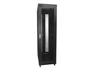 Startech 42U Server Rack Cabinet - 4-Post Adjustable Depth (5.9" to 36.4") IT Network Equipment Rack Enclosure with Casters 2000lbs (RK4236BKB) - Rack skap - står på gulv - svart - 42U - 19"