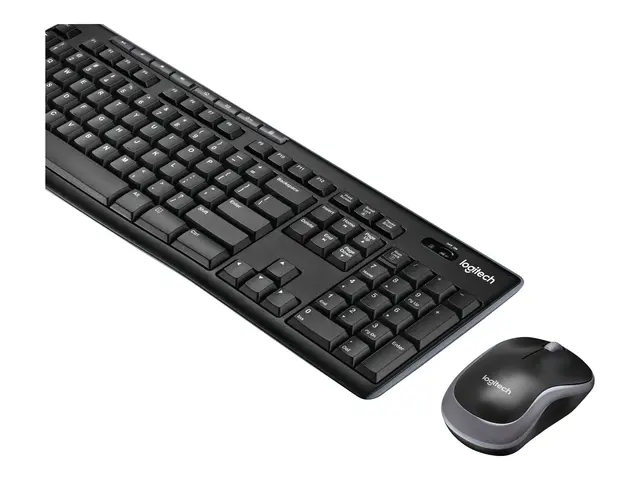 Logitech MK270 Wireless Combo - Tastatur- og mussett - trådløs - 2...